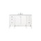James Martin Vanities Addison 60in Single Vanity, Glossy White w/ 3 CM Ethereal Noctis Top E444-V60S-GW-3ENC - alternate 1